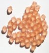 50 8mm Diagonal Hole Matte Rose Pink Cube Beads